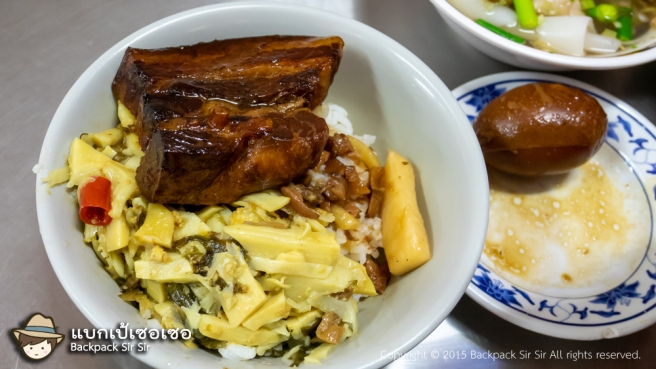 รีวิวข้าวหมูพะโล้ไต้หวัน ร้าน Jin Feng Braised Pork Rice 金峰魯肉飯 เที่ยวไต้หวัน กินอาหารอร่อยที่ไทเป